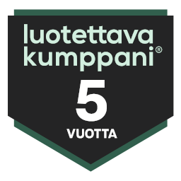 Luotettava kumppani 5 vuotta